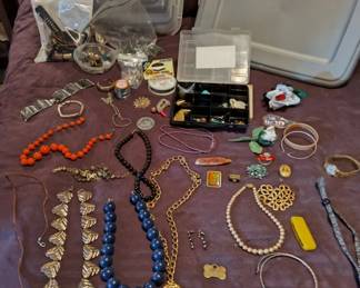 Assorted jewelry 1950-1985