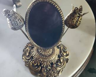 1950s vintage ornate dresser mirror