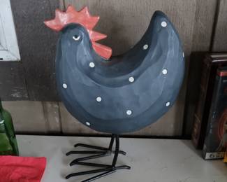 wood rooster