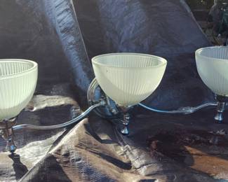 Bathroom or hall sconce light some what heavy