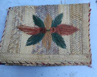 Circa 1950 folded handbag made in Mexico