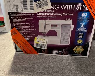 BROTHER Compact Digital Sewing Machine Complete with Original Box (Great for Embroidery and Quilting Projects)