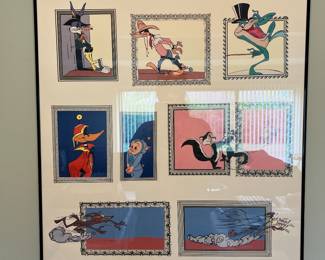 Vintage Chuck Jones Framed Poster