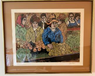 Professionally Matted and Framed Print Numbered and Signed