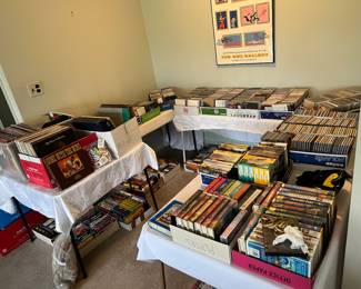VARIOUS MEDIA
VHS Tapes, CDs, LPs