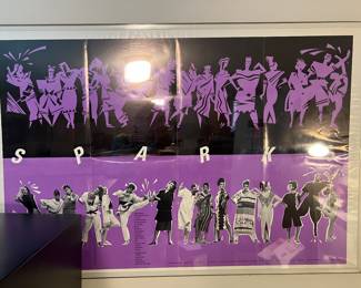 Vintage Framed Poster