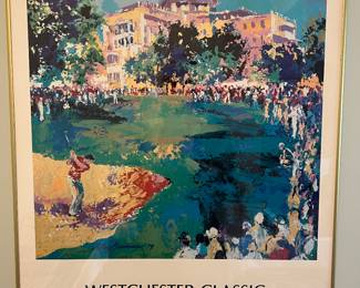Vintage Framed Westchester Classic Promotion Event Poster