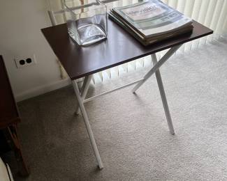 Wood Folding Decorative Accent Table