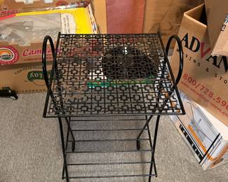 Small Metal Table (Plant Stand)