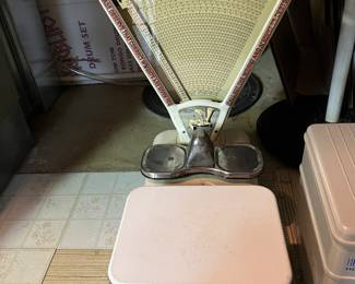 COOL 1930s Butchers Meat Scale (5 LBS) in Great Condition UNIQUE FUN Display Piece