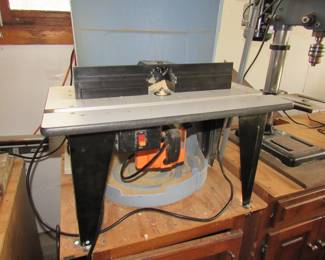 router and table 