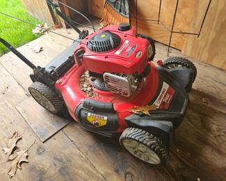 Troy built rear bagger 