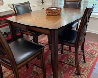 pub type table w/4 chairs