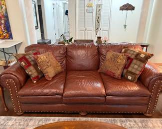 Drexel Leather Sofa