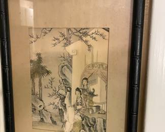 vintage oriental art