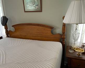 queen bed, nice mattress