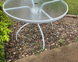aluminum patio table