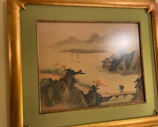 vintage oriental art