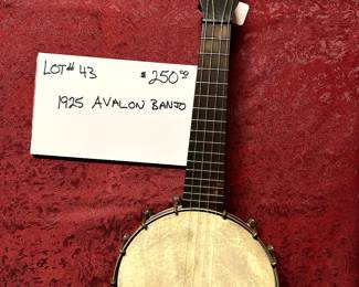 1925 Avalon Banjo $250
Available for purchase before sale date. Call Bill Anderson 615-585-9301