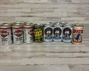 Lot of Vintage Beer 12oz Full Beer Cans Unopened