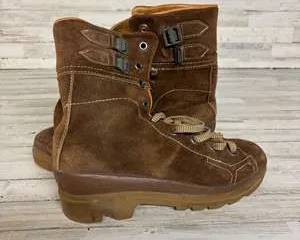 Men’s Authentic Chameau Leather Suede Work Boots Size 12