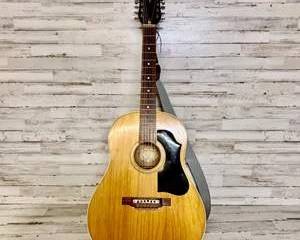 Vintage 1968 Hofner 12 String Acoustic Guitar Spruce Top Rosewood Fretboard