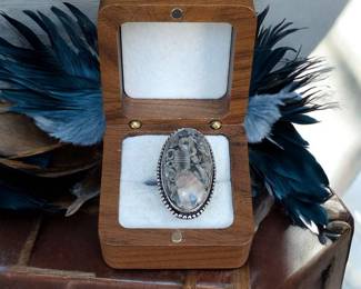 Crinoid Fossil Ring Tested