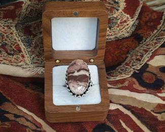 Coconut Jasper Ring Tested