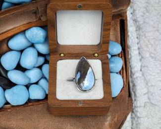 Blue Owhyee Ring Tested