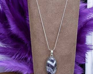 Banded Amethyst Necklace Tested