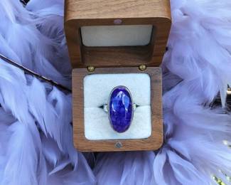 Purple Botswana Ring Tested