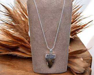Montana Moss Agate Necklace Tested