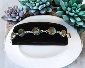Fiery Labradorite Toggle Bracelet Tested