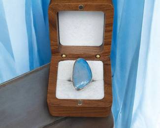 Gorgeous Blue Botswana Ring Tested