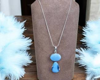 Blue Opal Owhyee Necklace Tested