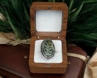 Ocean Jasper Ring Tested