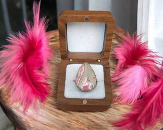 Rhodochrosite Ring Tested