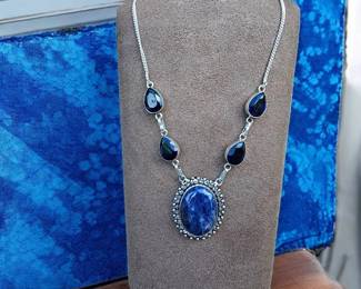 Sodalite Blue Topaz Necklace Tested
