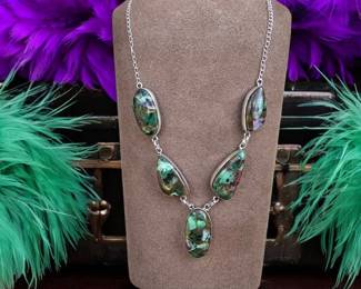 Copper Ruby Zoisite Necklace Tested