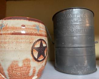 Bromwell's vintage flour sifter
