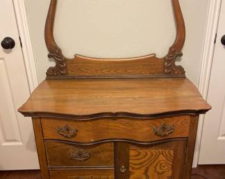 Antique Oak Washstand
