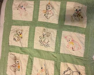 Hand Stitched Baby quilt