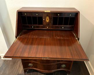 Antique 19th century walnut bureau