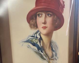 "Thorougly Modern Millie..." 1920's framed model...
