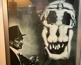 Salvador Dali in one of his most Macabre photographic art pieces... Space # ? but at the back of store on the right side.