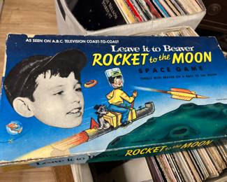SOME GREAT VINTAGE GAMES AT "RETRO -- RELICS!" "Gee Wally, have you ever thought about the future?" "You think one day we'd take a rocket to the moon?" GEE - WILLICKERS THAT'D BE NEAT!"