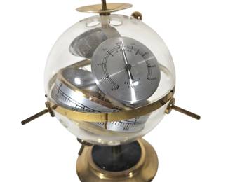 Huger Sputnik Weather Station West Germany Model 1958 MCM Atomic Globe Weather Center