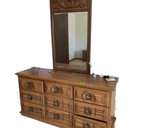 Low Dresser with Mirror