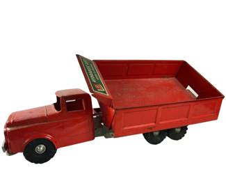 Vintage Metal Farm Toy Wyandotte 2-Way Hydraulic Lift Dump Truck