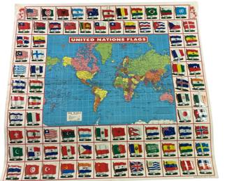 National Biscuit Metal Flags of the World Collection Premiums on Poster